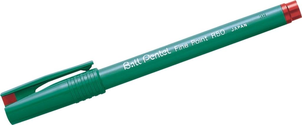 Pentel Ball Pentel R50/56 Tintenroller/R50-B 0,4 mm rot