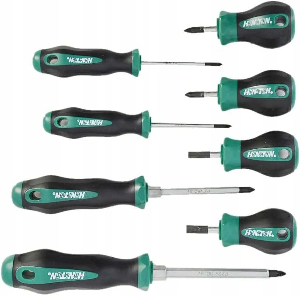Kit Cacciavite Honiton 8pz - Acciaio Cr-V Alta Qualità per Meccanica - 1