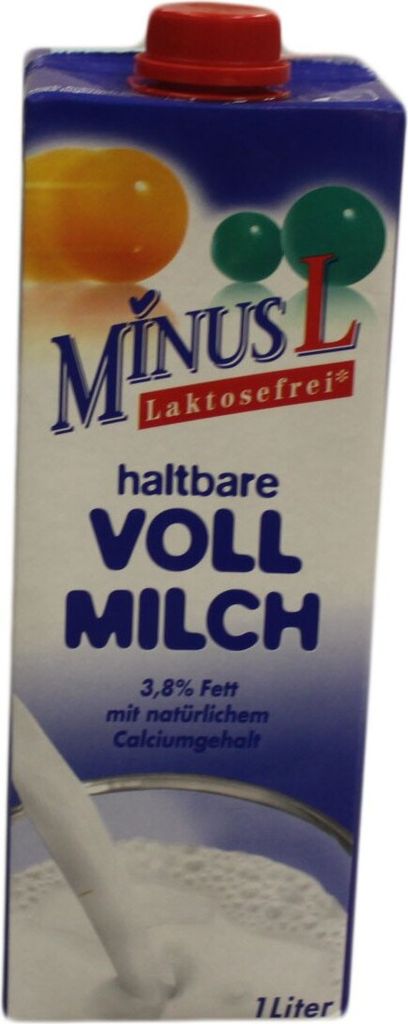 MinusL Haltb.Vollmilch 3,5% 1l Produktbild 