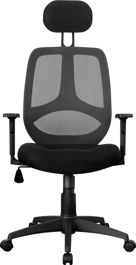 Fauteuil de bureau FineBuy anti-mal de dos noir taille X-XL 120 kg