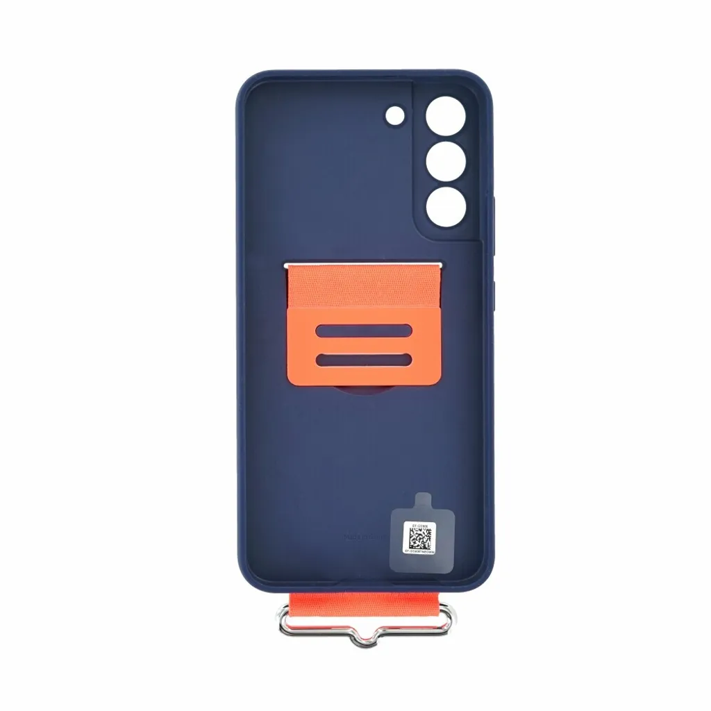 Samsung Silicone Cover with Strap (Galaxy S22 Plus) blau - 7