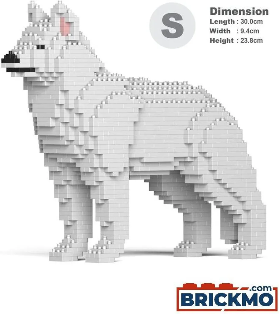 JEKCA Husky 01-M02 ST19PT10-M02 Chien en Briques de Construction DIY