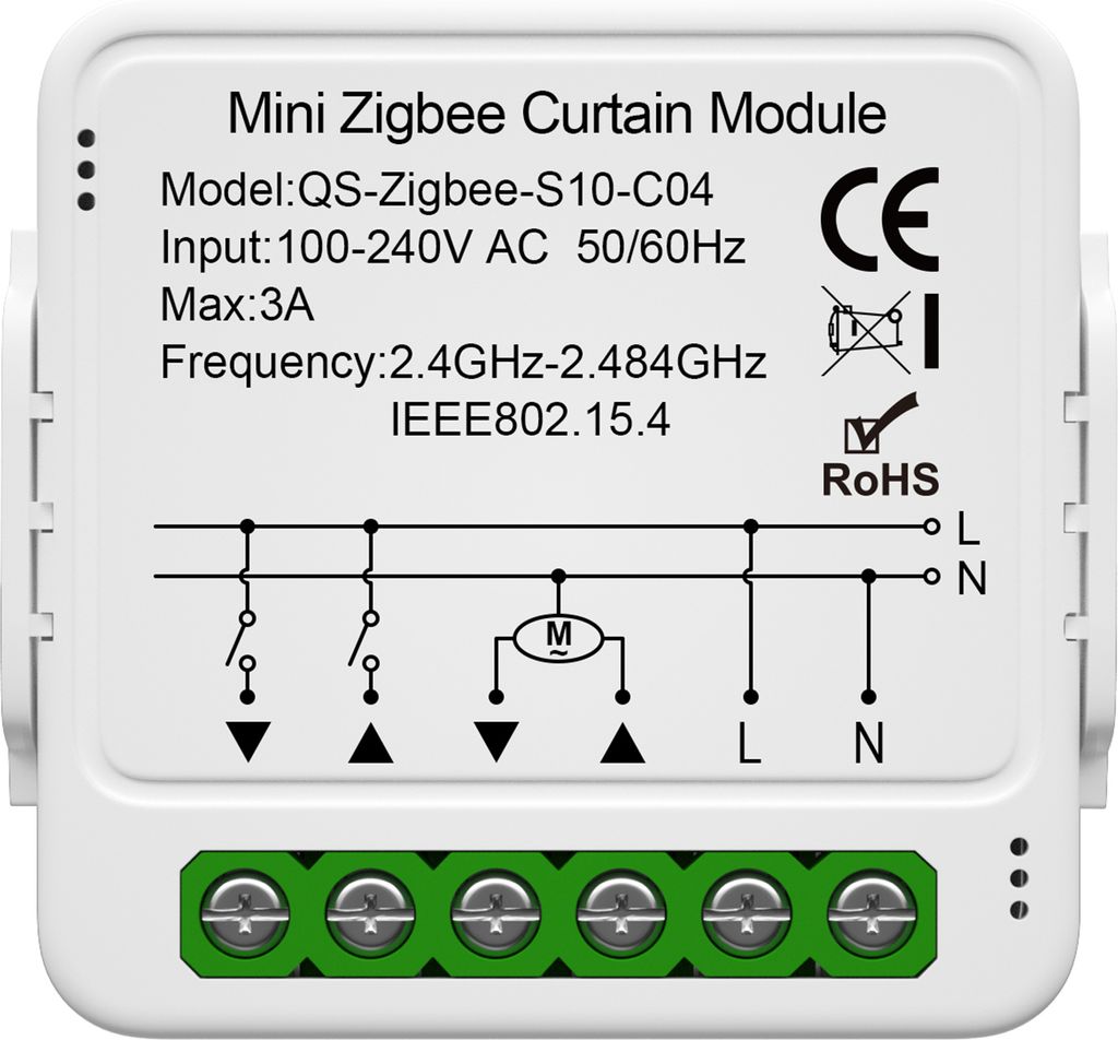 Tuya Zigbee Smart Curtain Switch-Modul Intelligentes Produktbild 10