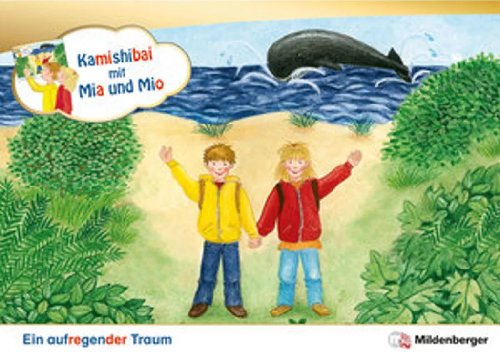 Planches Kamishibai Mia und Mio : Set de 12 images pour conte enfantin
