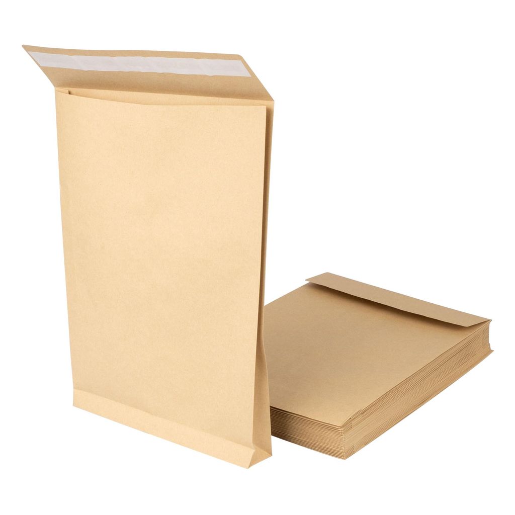 25 stuks - B4-vouwzak met een bodemvouw van 4 cm - Productafbeelding 