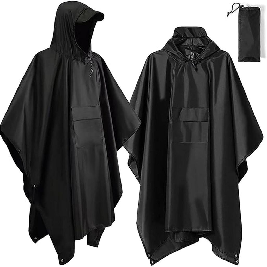 Ponchos, Wasserdichter Regenponcho, Leichter Atmungsaktive Produktbild 