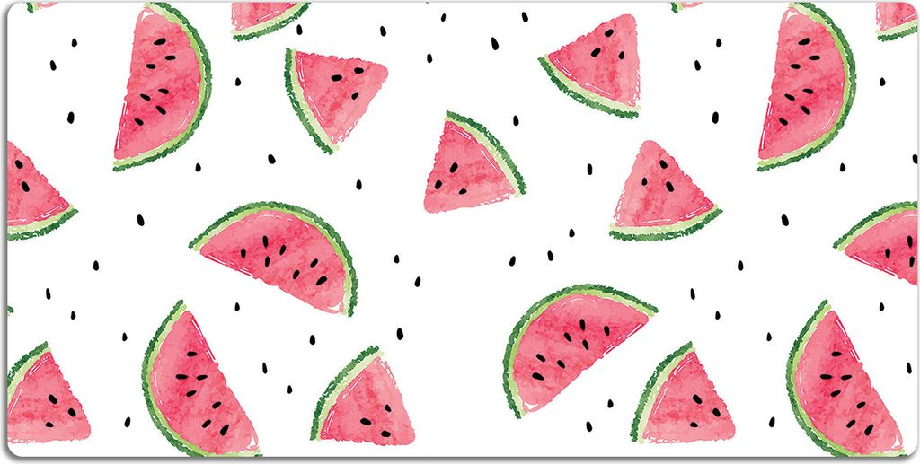 Schreibtischmatte Tischunterlage 100x50 cm Mauspad - Wassermelonenregen