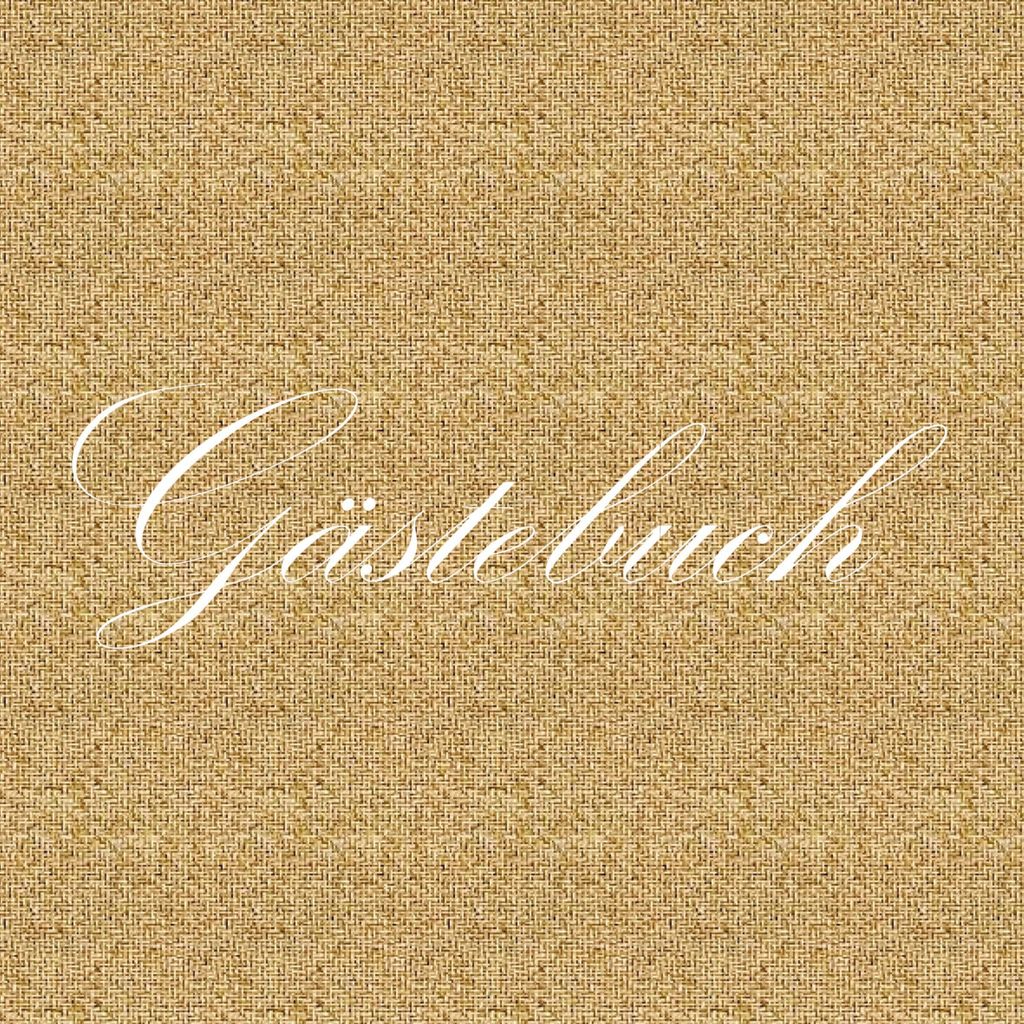 Gästebuch im Leinen-Look, 20 x 20 cm, 75 leere Seiten zum Selbstgestalten