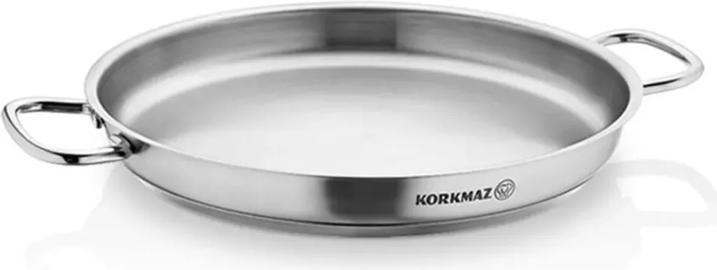 Korkmaz Proline A1188 Padella Omelette 30cm Acciaio Inox Professionale