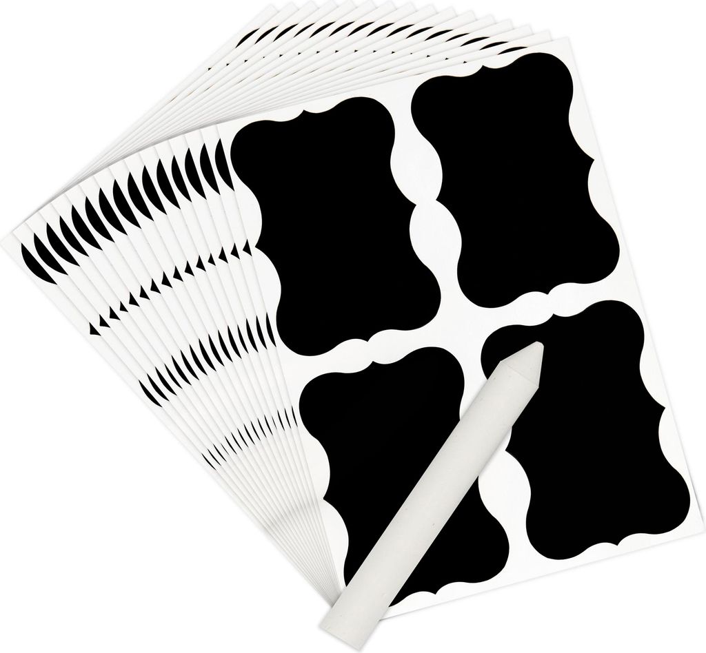 Creative Home Set di 160 Etichette Adesive Cancellabile (40 Immagine del prodotto 