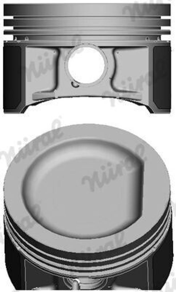 NÜRAL 87-502807-00 Kolben für VW GOLF III (1H1) POLO (6N2) Polo Schrägheck (6N1) GOLF III Variant (1H5) Caddy II Kastenwagen (9K9A) Vento (1H2)