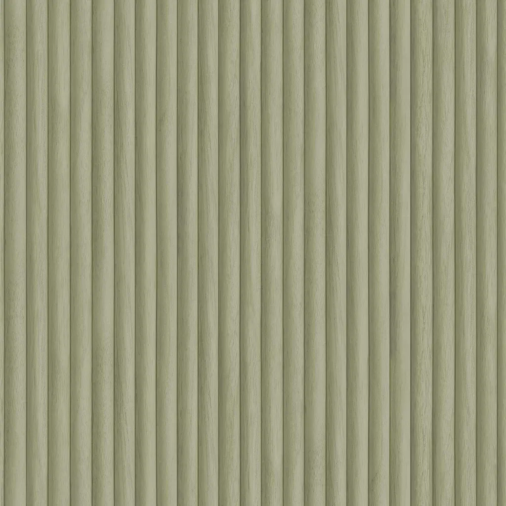 Papier peint lattes de bois Bevel TC380 Holden Décor Vert Sauge - 10m