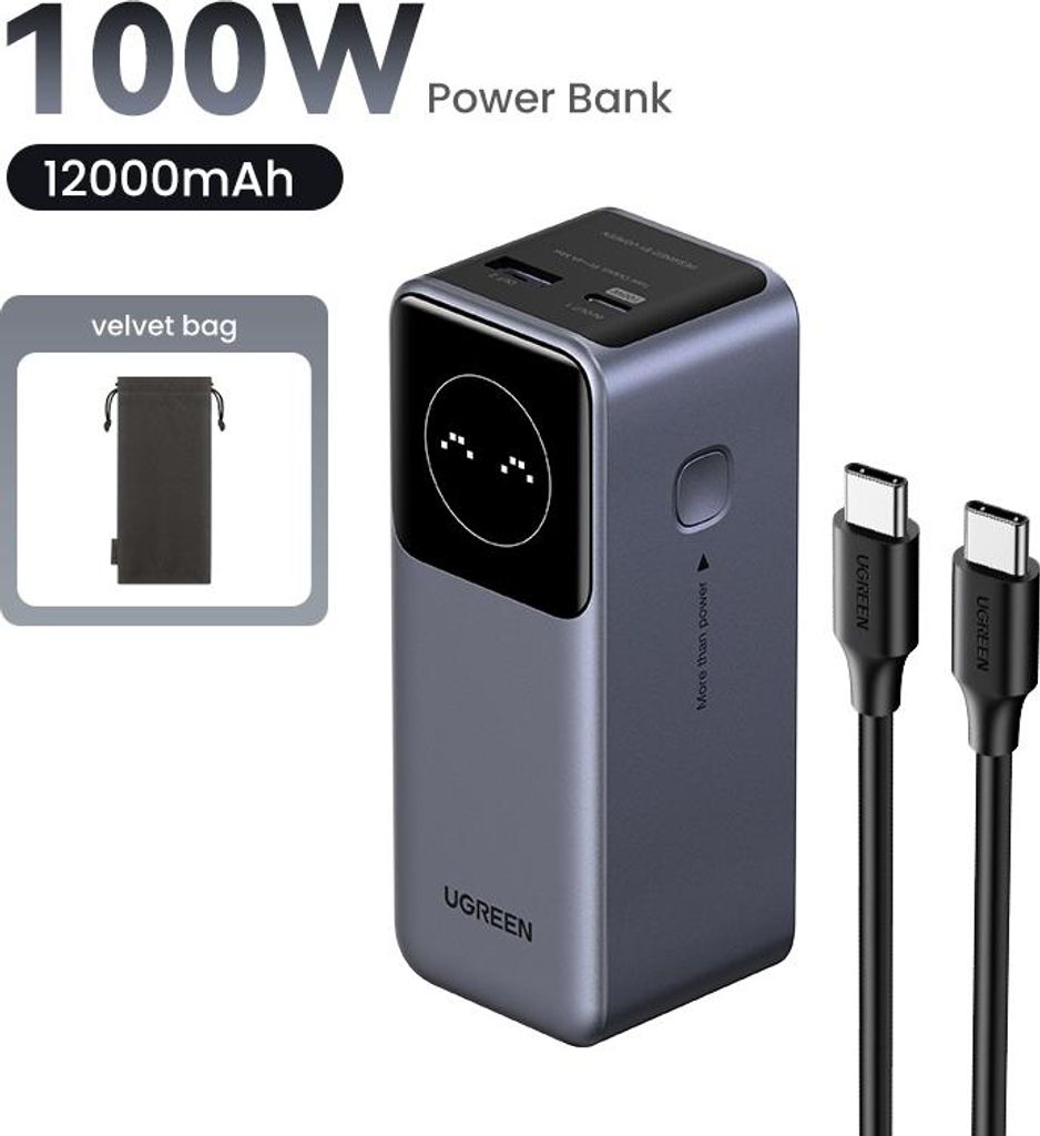 Banque d'énergie à charge rapide Ugreen 100W Image du produit 