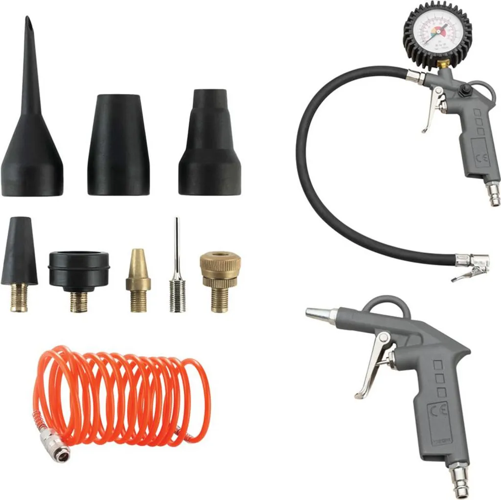 Kit de gonflage et nettoyage pour compresseur : 11 outils indispensables