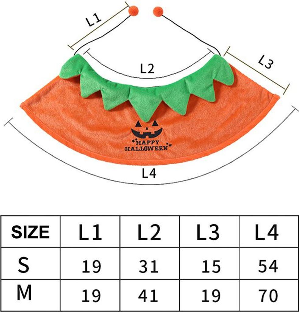 Halloween Hund Reversible Kürbis Kostüme weich warm einstellbar Haustier Kostüme für Cosplay Parteien Foto Requisiten S für Katzen und kleine ...