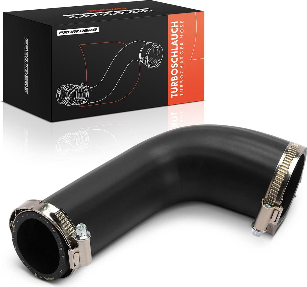 Frankberg 1x Ladeluftschlauch Turboschlauch Ansaugschlauch für Hyundai Accent III MC Getz TB KIA Rio II JB