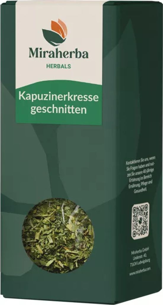 Miraherba -  Kapuzinerkressekraut geschnitten - 100g Produktbild 