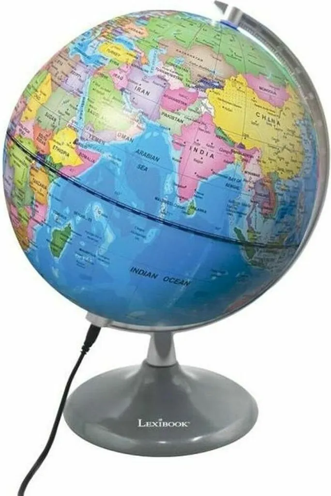 Globe terrestre lumineux Lexibook Luminous Day & Night EN pour enfant