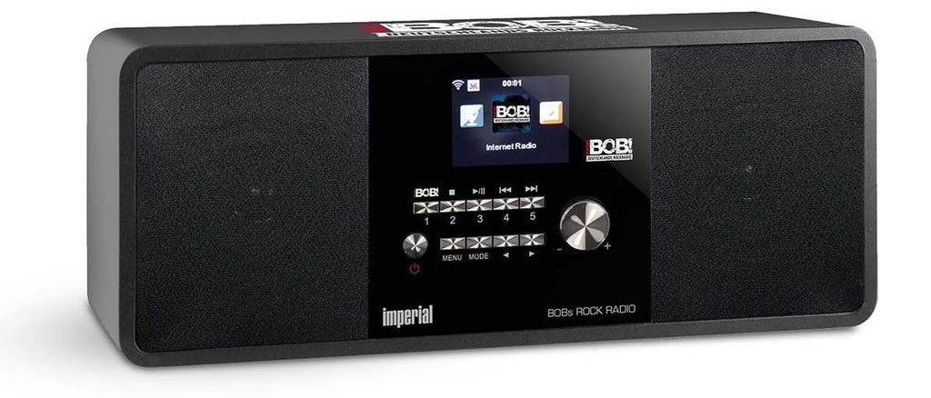 Imperial BOBs ROCK RADIO hybrid stereo radio Black Produktbild 