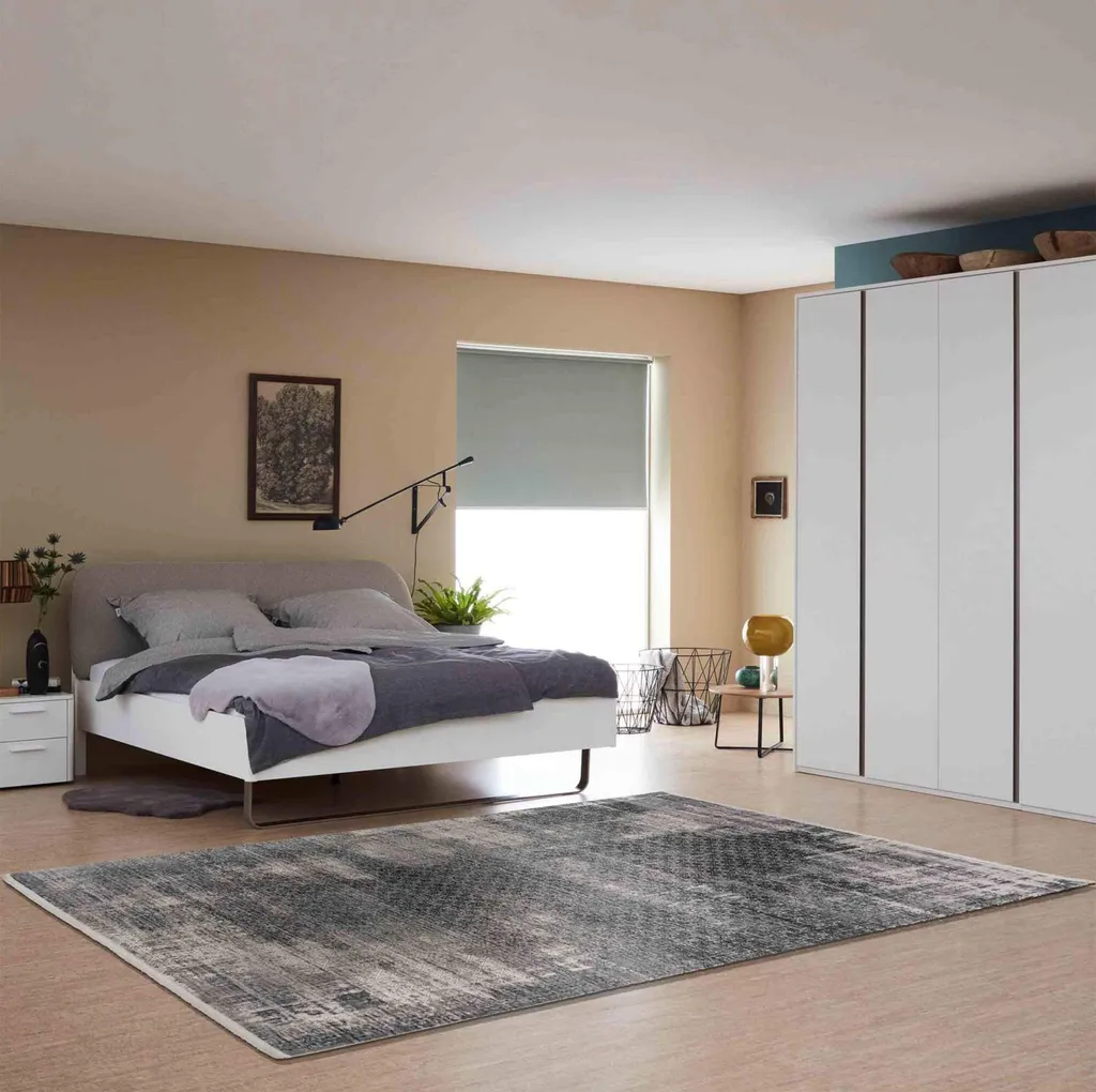 Tapis de salon VISION Anthracite SCHÖNER WOHNEN - 80 x 150 cm Chic