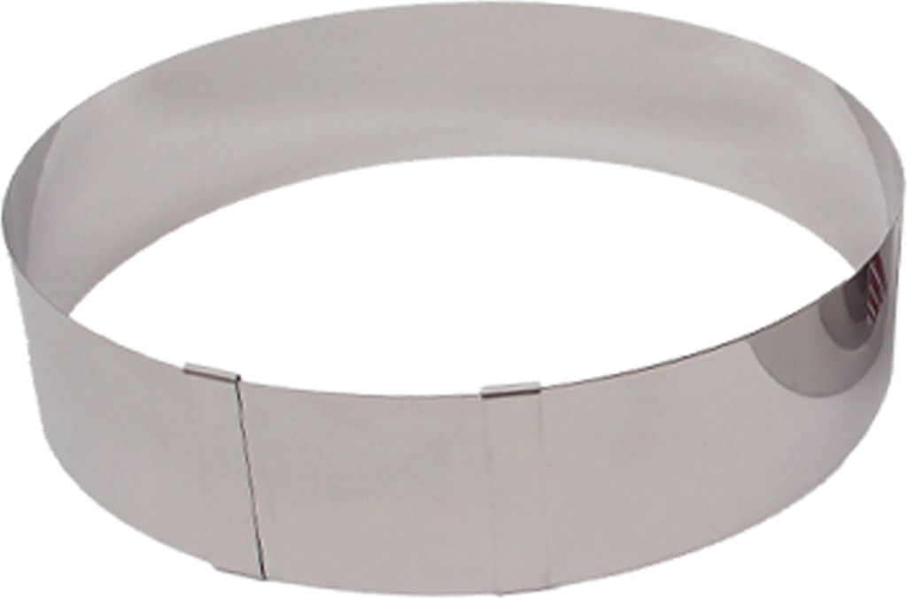 LARES Tortenring aus Edelstahl - Durchmesser ca.18-30cm, Produktbild 