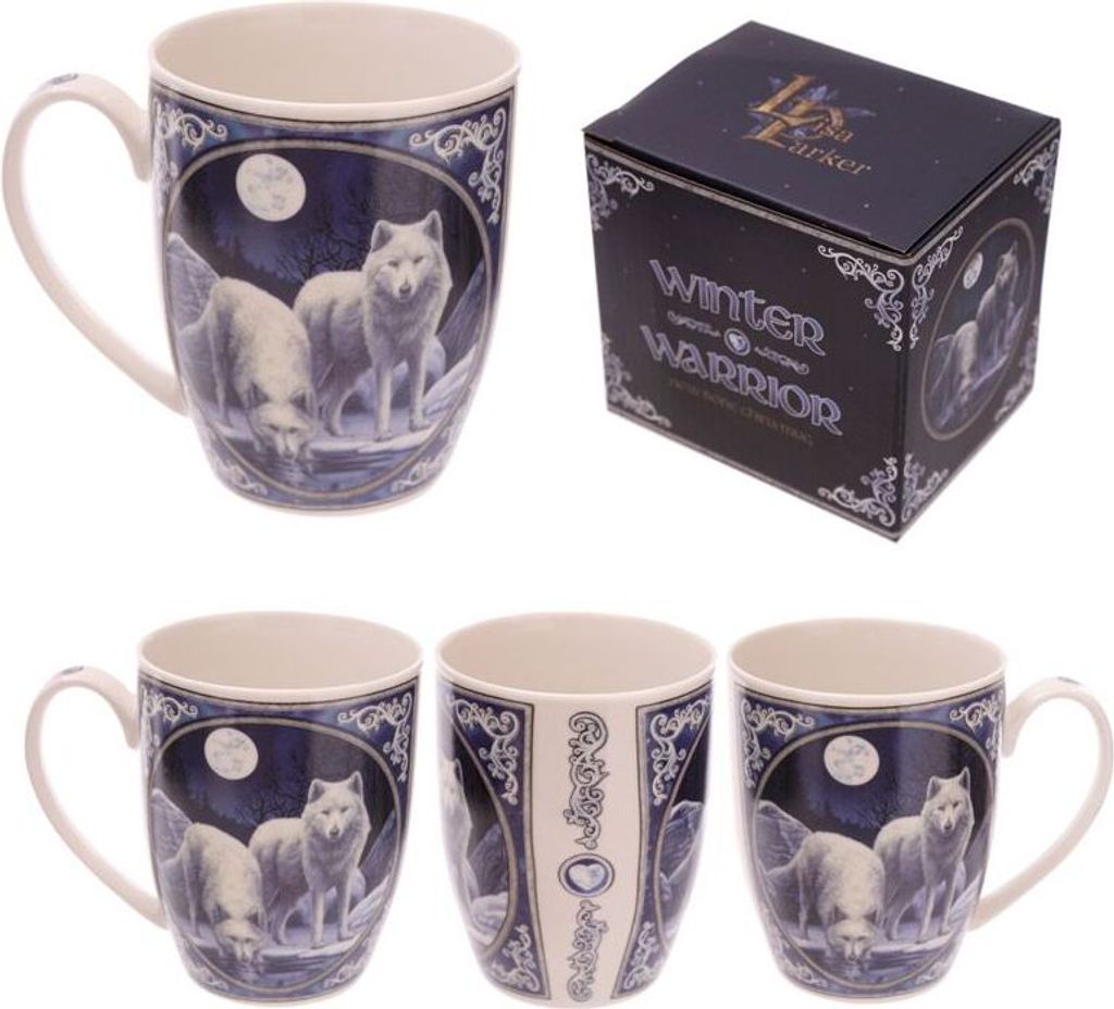 Kaffeebecher Wölfe, Lisa Parker Kaffeetasse Tassen Produktbild 