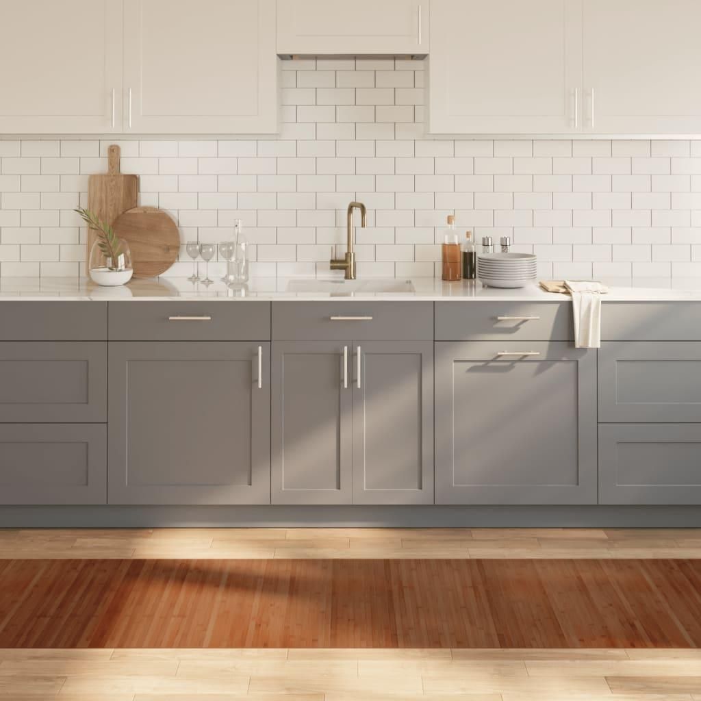 vidaXL Teppich Rechteckig Braun 70x500 cm Bambus