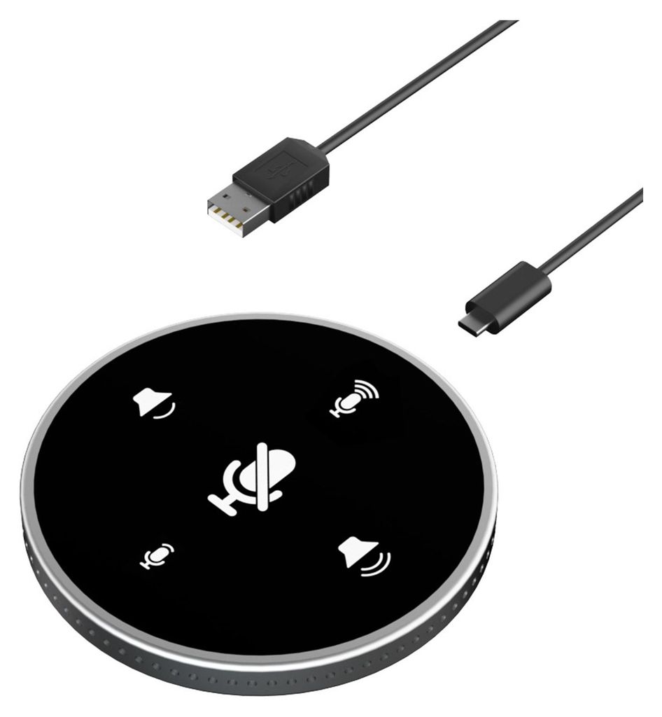 Stolní USB konferenční mikrofon s reproduktorem - 360° Obrázek produktu 