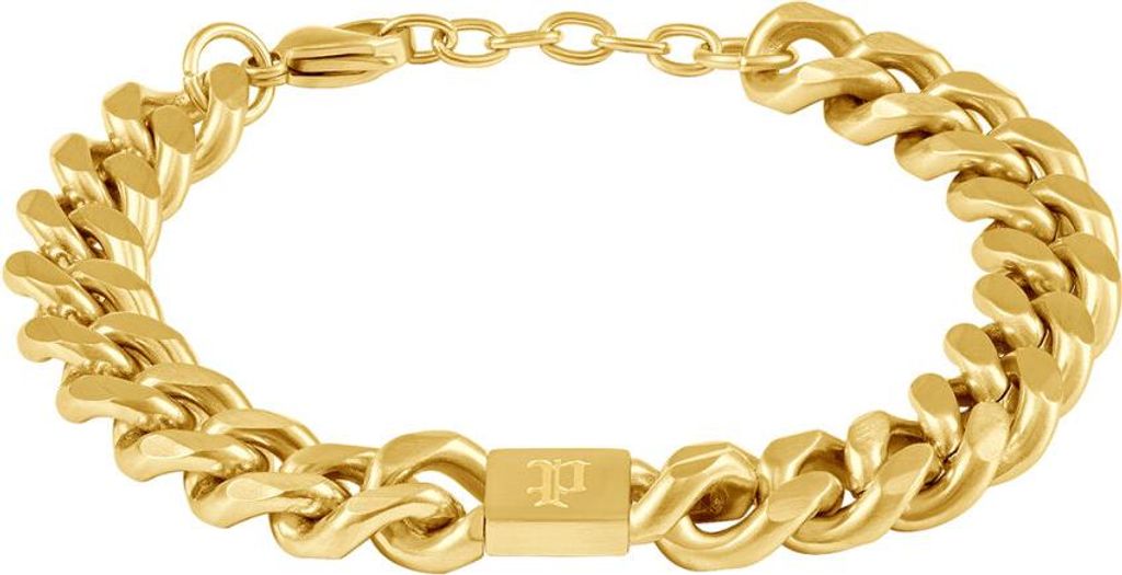 Police Armband Herren Interstellar Edelstahl Gold-Ton PEAGB0077902