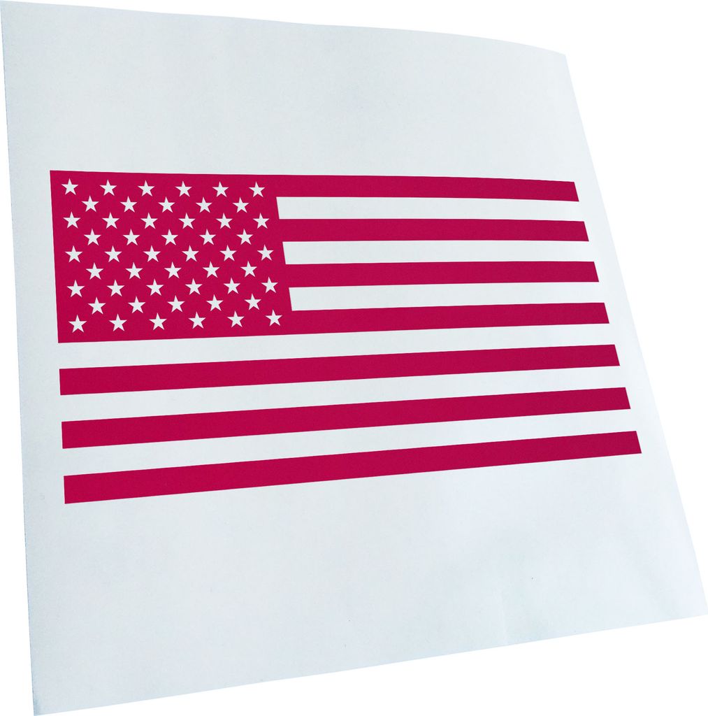 Kiwistar - Autoaufkleber - USA Flagge U.S.A Vereinigte Staaten Heckscheibe - Aufkleber für Auto Kfz Fahrrad, LKW, Truck Mofa