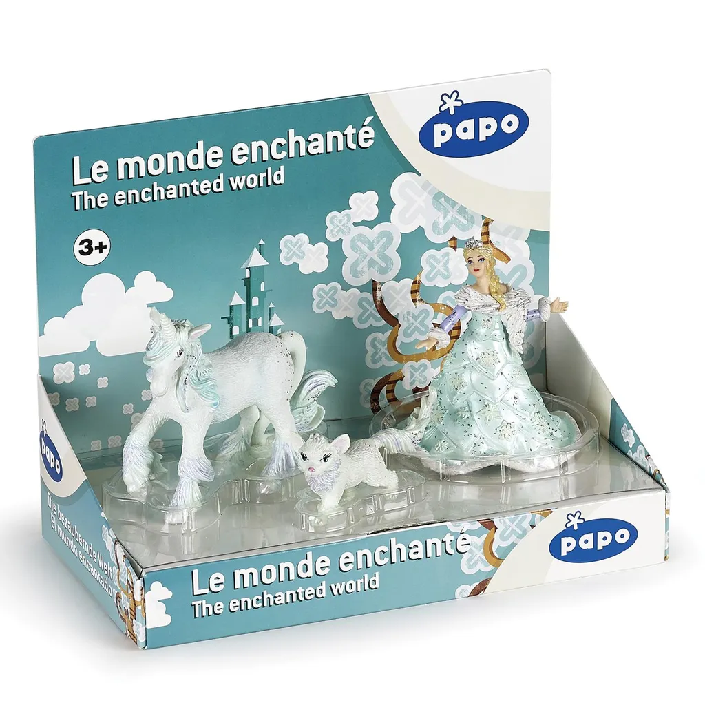 Figurine de Collection Papo Reine des Glaces Miniature en Plastique