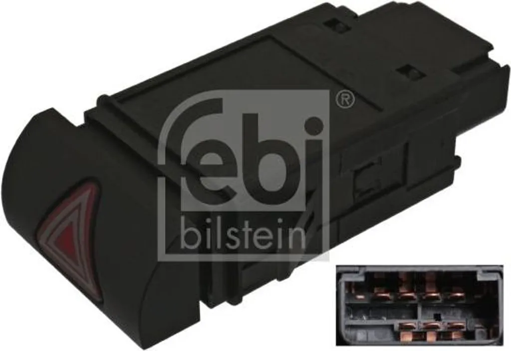 Bouton warning cassé ? Changez pour l'interrupteur Febi 100405 6K0953235