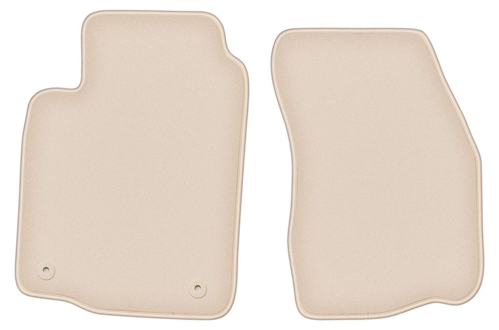 DURBAN Beige Velours-Fußmatten vorne für Mitsubishi Colt V/CJO Schrägheck (1996-2003)