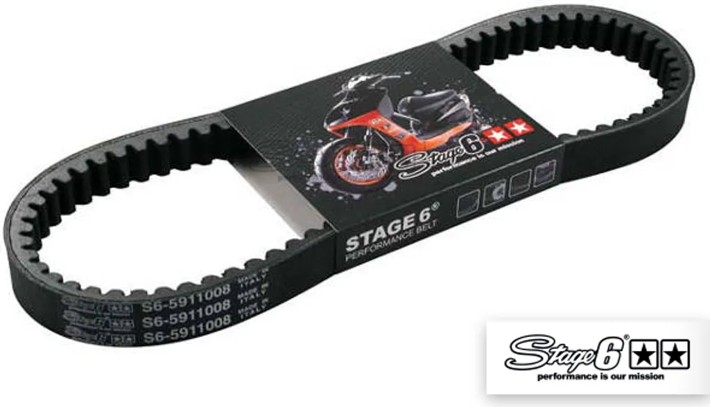 Courroie Stage6 Maxidrive Piaggio Leader 250 300 Haute Résistance