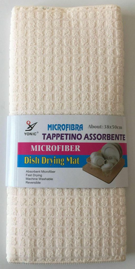 Abtropfmatte Mikrofaser Abtropftablett Spülunterlage Gläsermatte