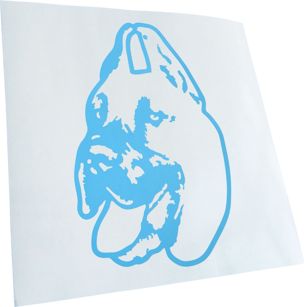 Kiwistar - Autoaufkleber - Great dane Hund - Türkis - 16x10cm - Aufkleber für Auto, Laptop, Fahrrad, LKW, Motorrad mehrfarbig JDM Decal Racing