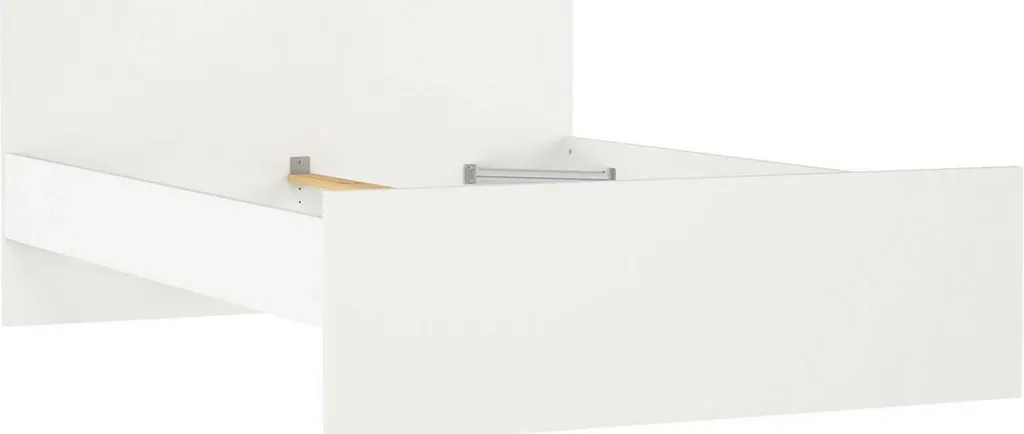 Lit 140x190 Gustava Blanc Robuste : Fini les Grincements dans la Chambre