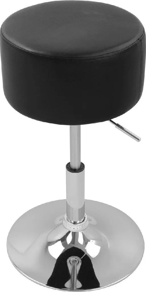 Sgabello Design Bolt Edge Nero Ergonomico | Altezza 52-67 cm Professionale