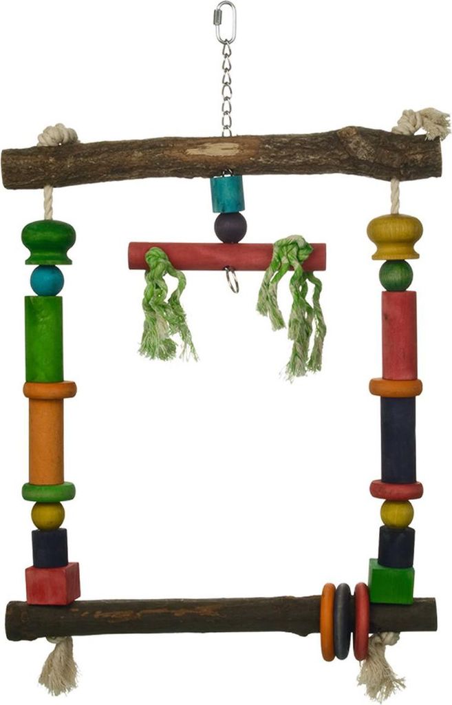 Beeztees Schaukel Papagei - Vogelspielzeug - 35x56 cm
