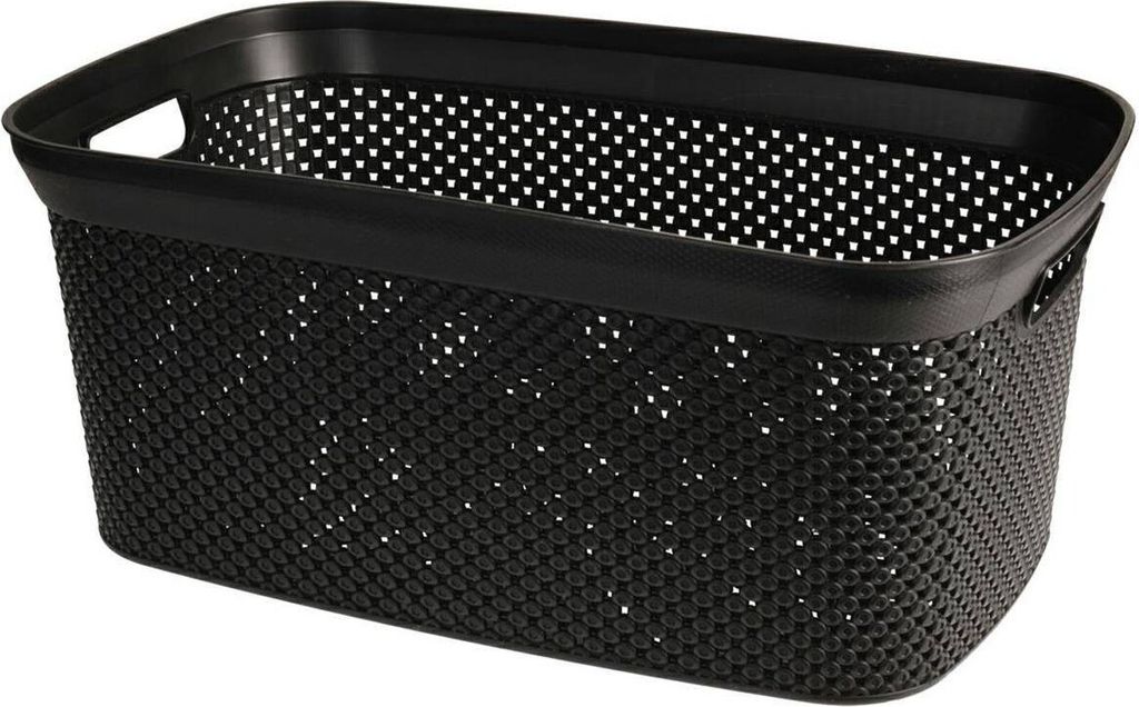 Cesto Portabiancheria Nero 35 L Immagine del prodotto 
