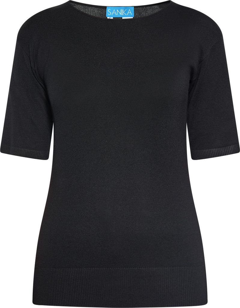 SANIKA damen t-shirt - schwarz, XXL