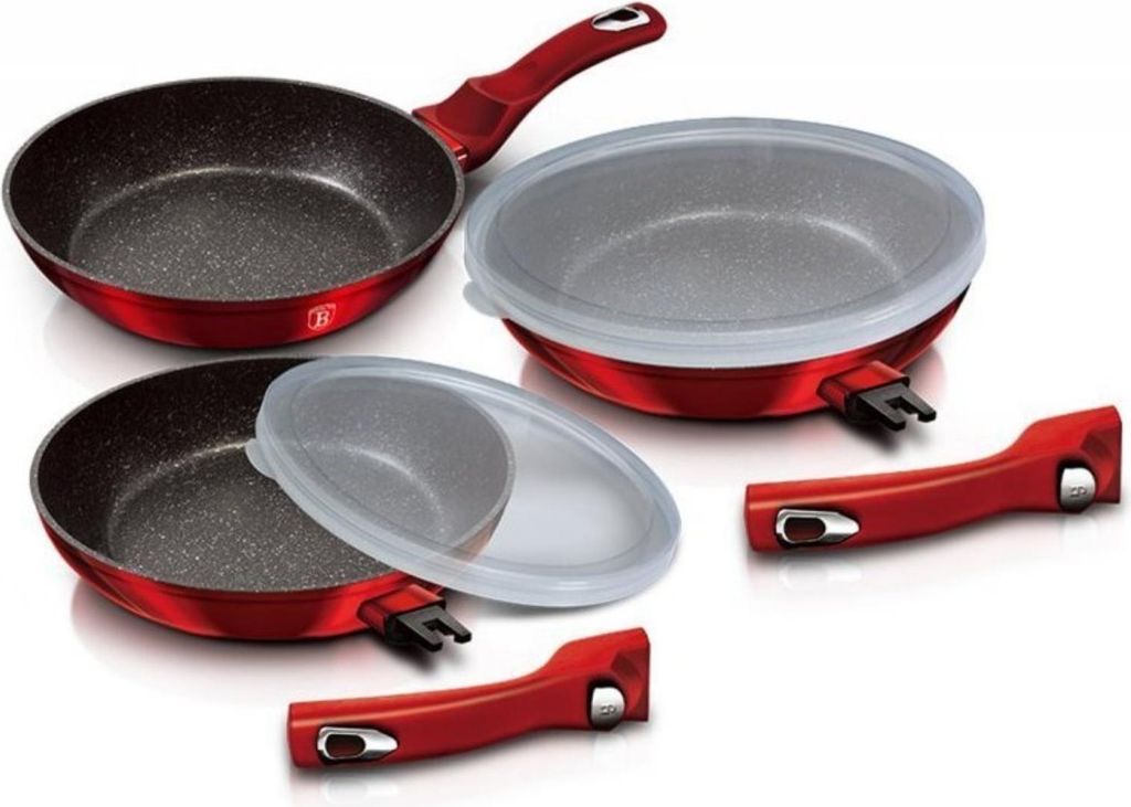 Berlinger Haus Bratpfannen Set BH-7053 Granit 3-teilig Produktbild 