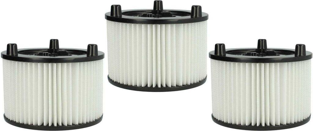 vhbw 3x Faltenfilter kompatibel mit Bosch AdvancedVac 20, Produktbild 