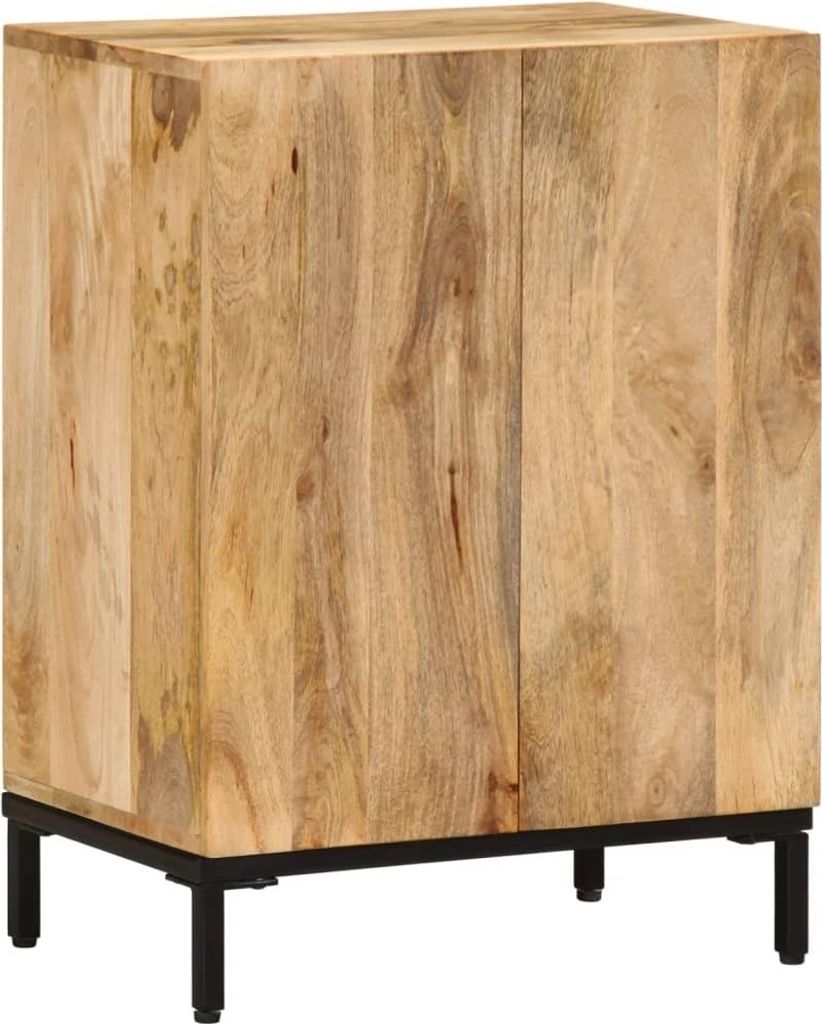 Eleganten-Stil Sideboard 53x35x72 cm Massivholz Mango,16,06 Kg cloris3183197
