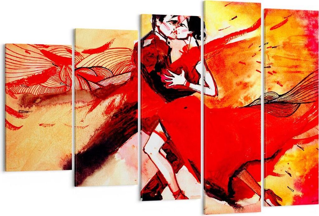 Bild auf Leinwand - Leinwandbild - tanzen sie - 150x100cm - Produktbild 