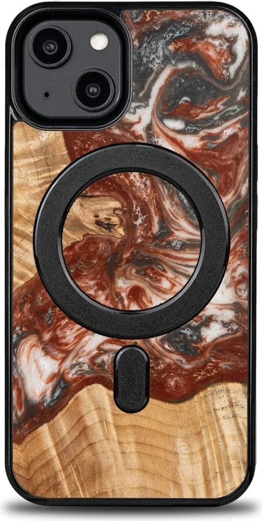 Bewood Unique iPhone 15 Cover Venere: Artigianato in Legno e MagSafe