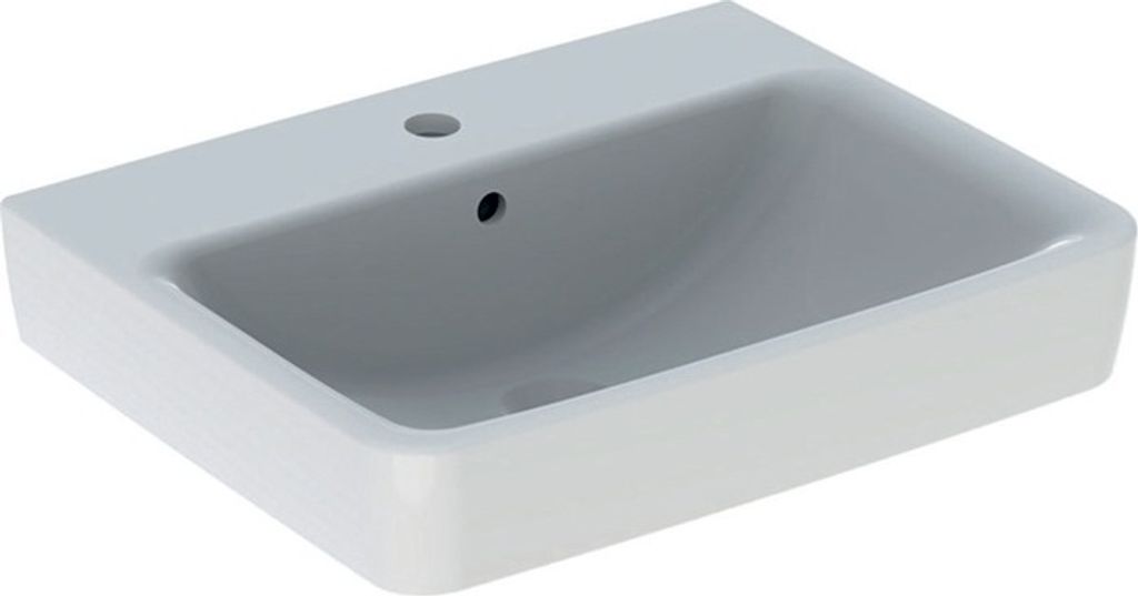 GEBERIT Waschtisch Renova Plan 55 cm weiß mit KeraTect® Produktbild 