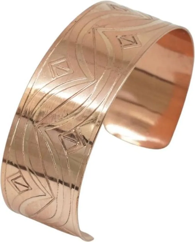 Bracelet en cuivre pur ajustable : la solution élégante pour vos mains