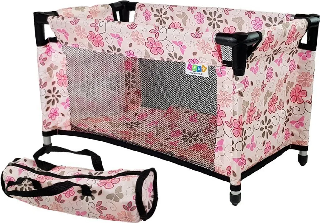 Lit pour poupée avec Alice Pink : accessoire de jeu d'imitation doux