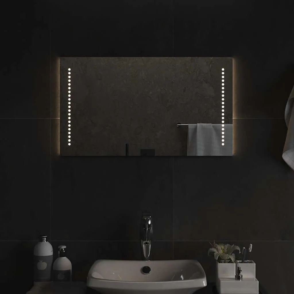 Specchiera Bagno LED 70x40 Design 9910750 - Mobile Specchio Elegante